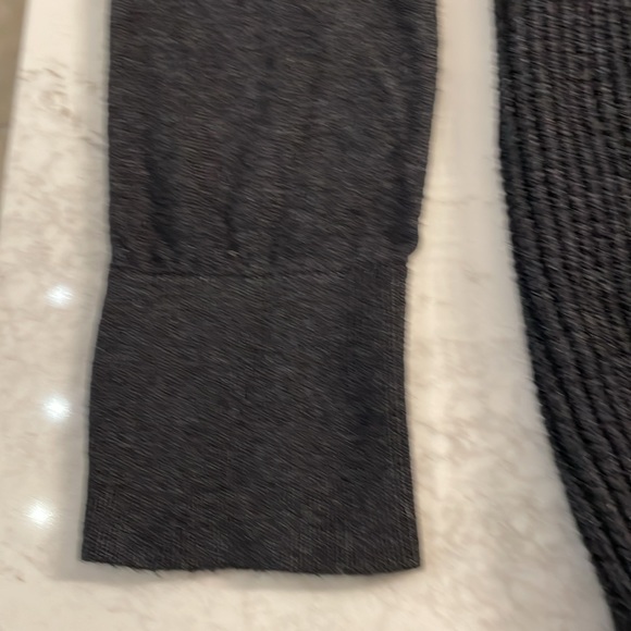 Lululemon Athletica The Sweater Life charcoal gray v-neck knit tunic sweater - Picture 9 of 9